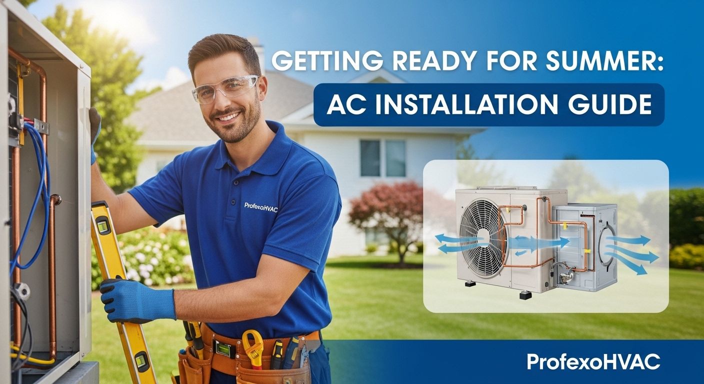Getting Ready for Summer: AC Installation Guide by ProfexoHVAC