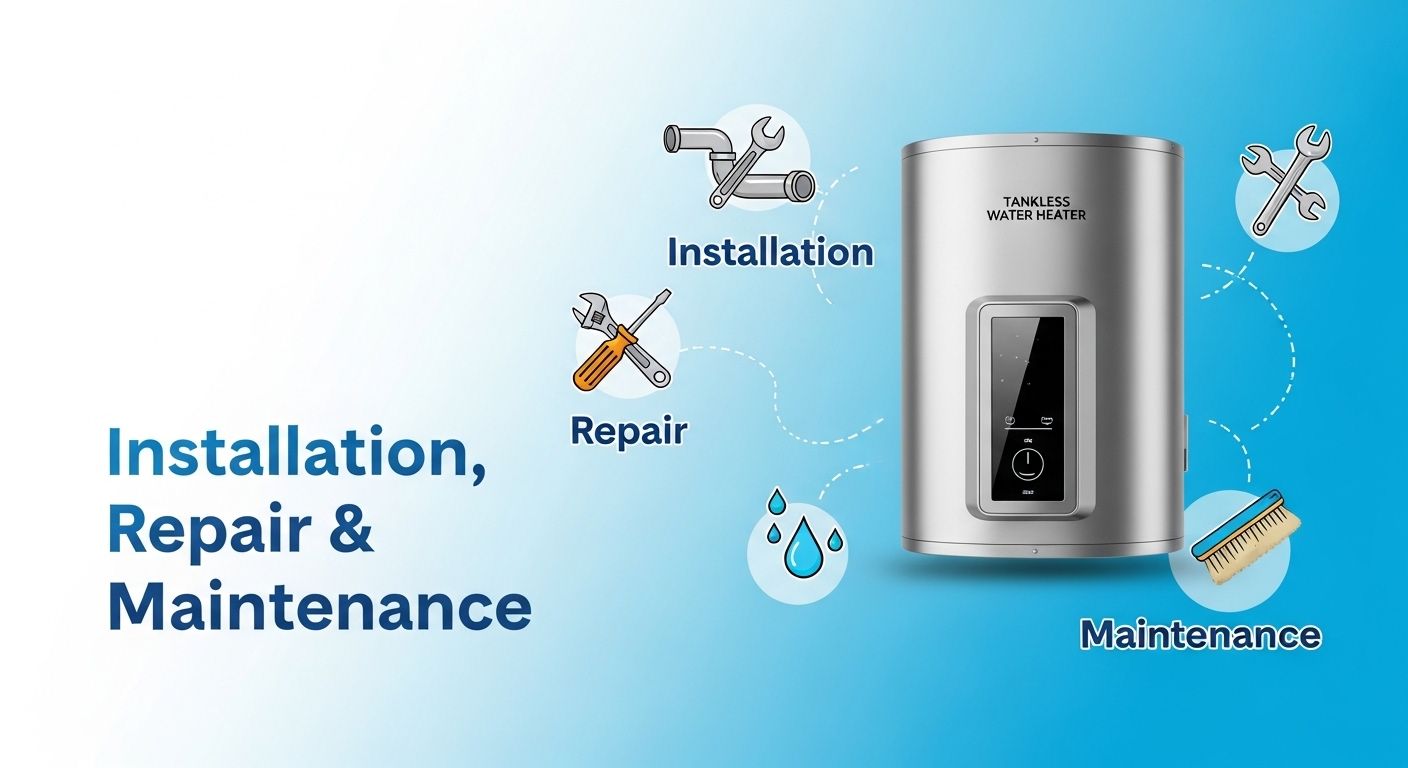 Tankless Water Heater Installation, Repair & Maintenance
