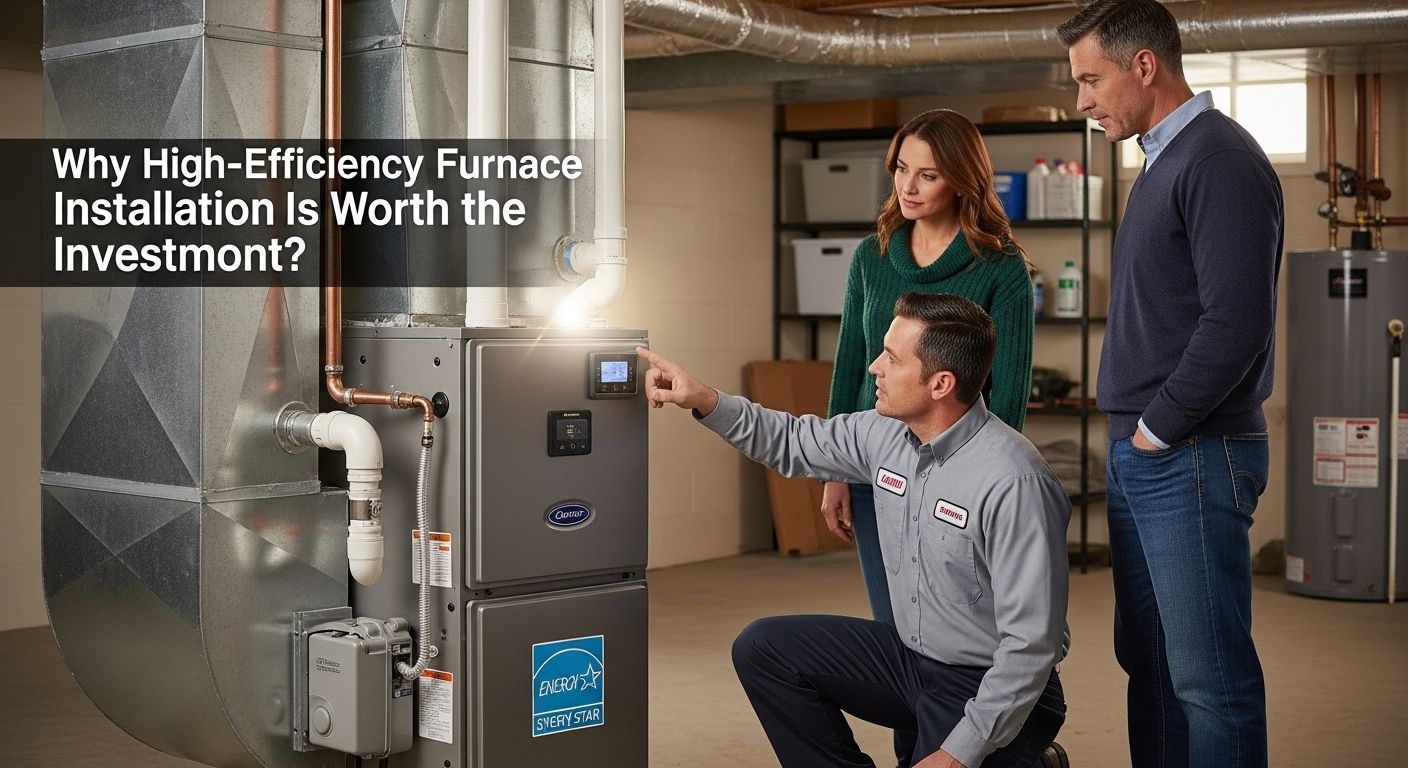 Why High-Efficiency Furnace Installation Is Worth the Investment?